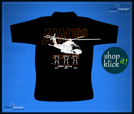 nc8_Luftfahrt T-Shirt Hubschrauber AW169